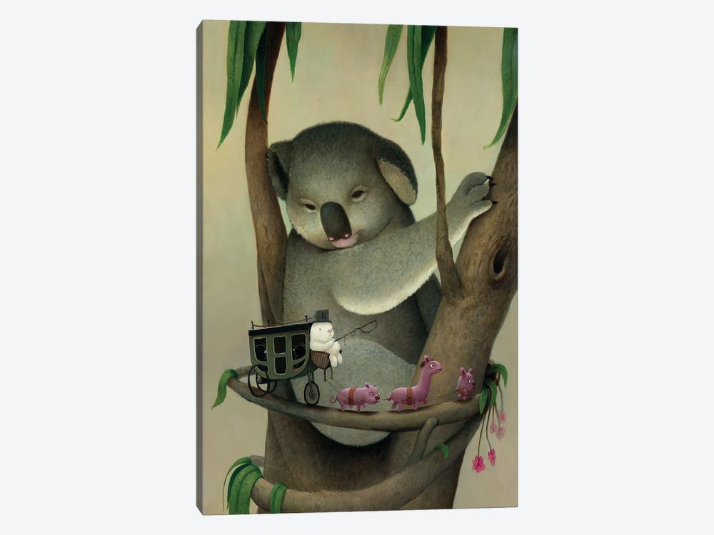 Koala by Kristian Adam 1-piece Canvas Artwork