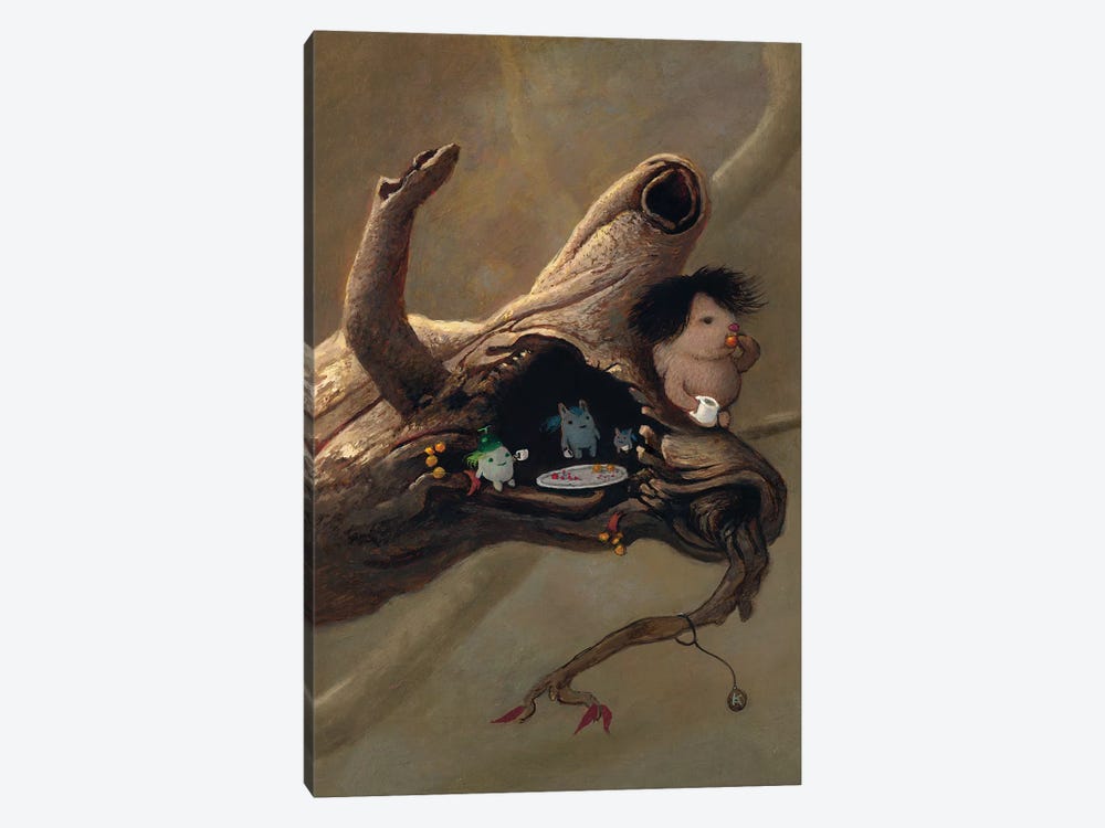 Tea In The Tree by Kristian Adam 1-piece Canvas Art Print