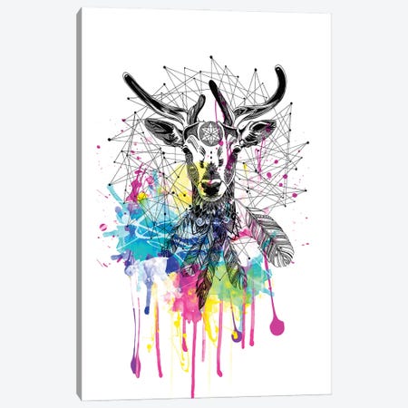 Deer Canvas Print #KRB2} by Karin Roberts Canvas Art