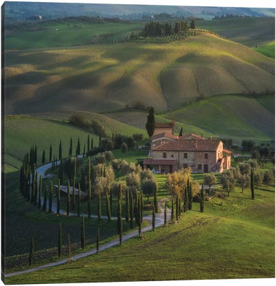 Spring In Tuscany V Canvas Art Print - Daniel Kordan