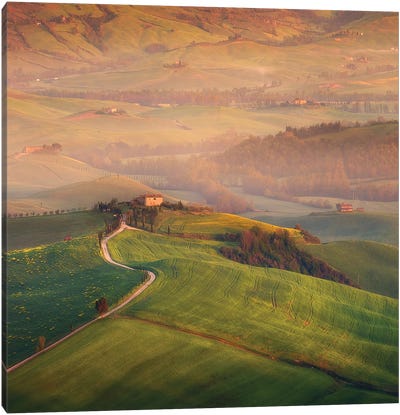 Spring In Tuscany XIX Canvas Art Print - Daniel Kordan