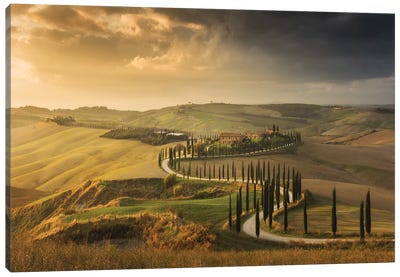 Tuscany Canvas Art Print - Hill & Hillside Art