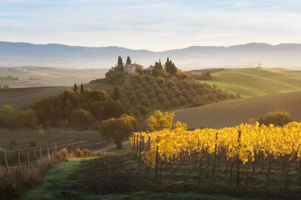Daniel Kordan: Autumn In Tuscany I by Daniel Kordan