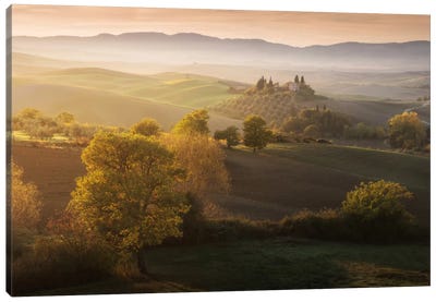Autumn In Tuscany II Canvas Art Print - Daniel Kordan