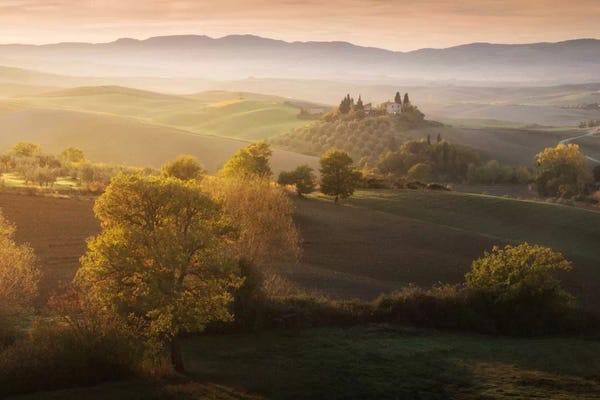 Daniel Kordan: Autumn In Tuscany II by Daniel Kordan