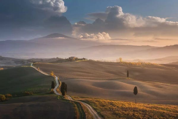 Daniel Kordan: Autumn In Tuscany IX by Daniel Kordan