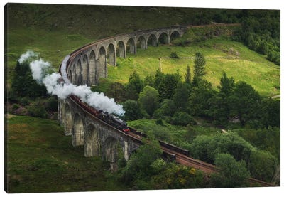 Hogwarts Express, Scotland Canvas Art Print - Best Selling Pop Culture Art