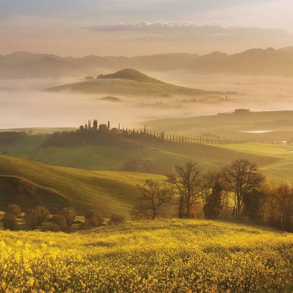 Daniel Kordan: Spring In Tuscany III by Daniel Kordan
