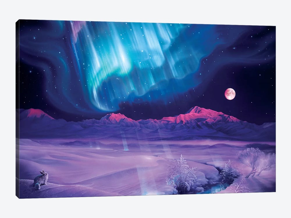 Snowfield Illumination by Kirk Reinert 1-piece Art Print