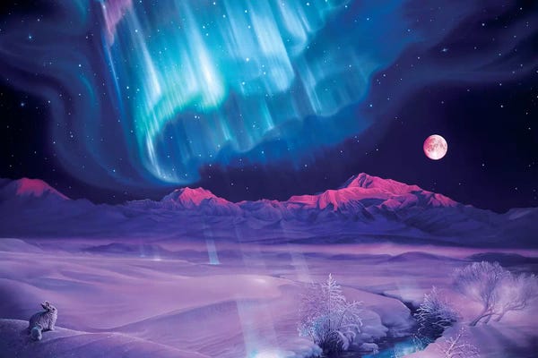 Winter Wonderland: Snowfield Illumination by Kirk Reinert