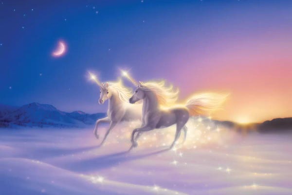 Unicorns: Winter Wonderland by Kirk Reinert