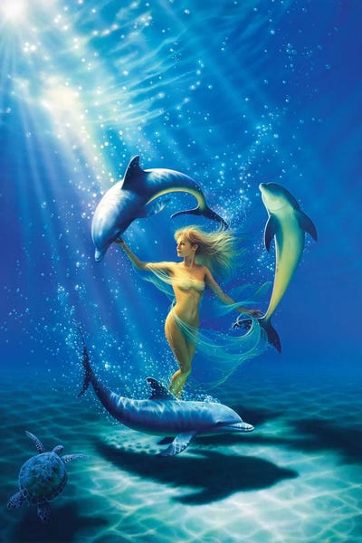 Dolphins: Dance Of Joy by Kirk Reinert