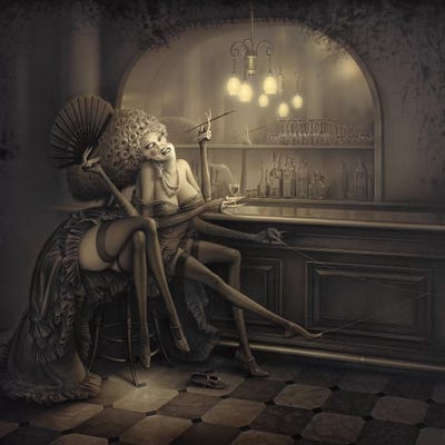 Ida The Spider by Kirk Reinert art print