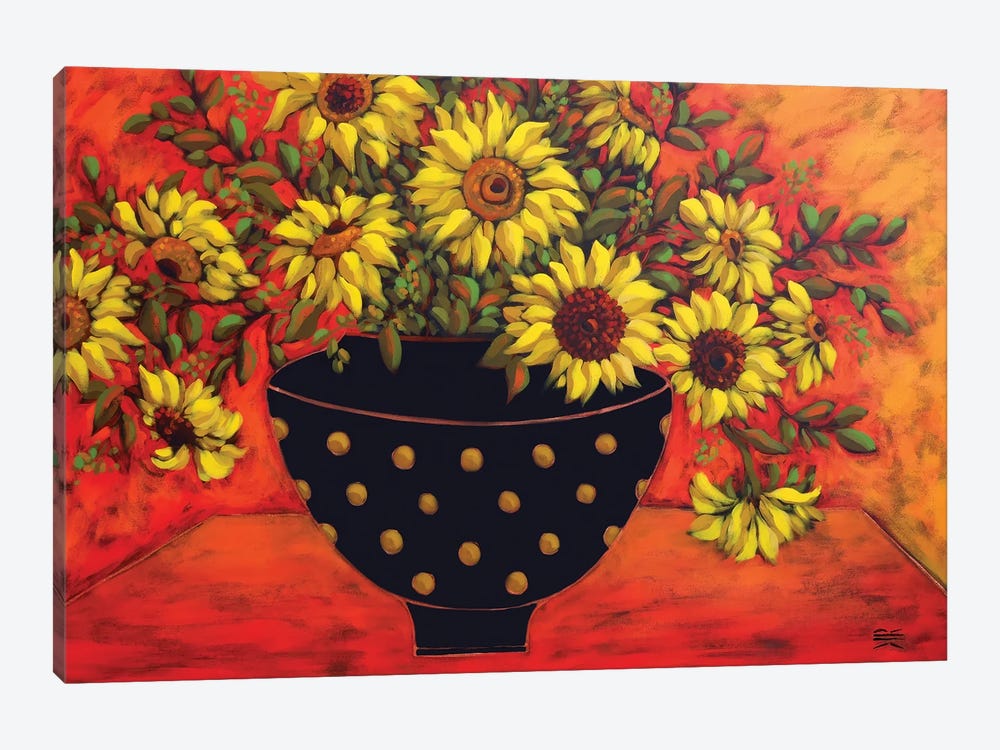 Sunflowers by Karen Rieger 1-piece Canvas Art