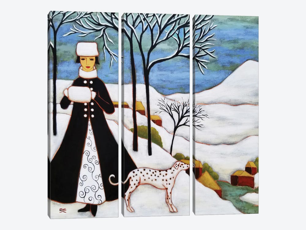 Winter by Karen Rieger 3-piece Canvas Wall Art