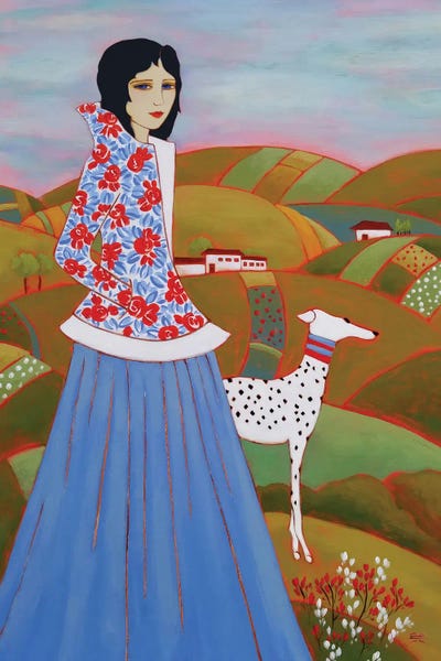 Dalmatians: Evening Stroll by Karen Rieger