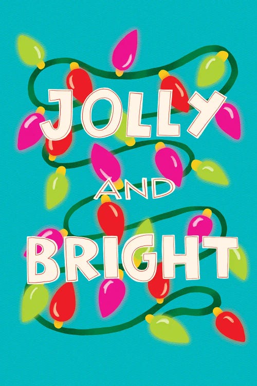 Jolly and Bright by Kristina Hultkrantz wall art