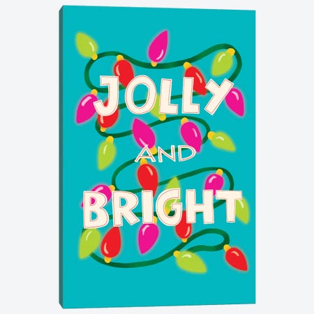 Jolly and Bright Canvas Print #KRH11} by Kristina Hultkrantz Canvas Art Print