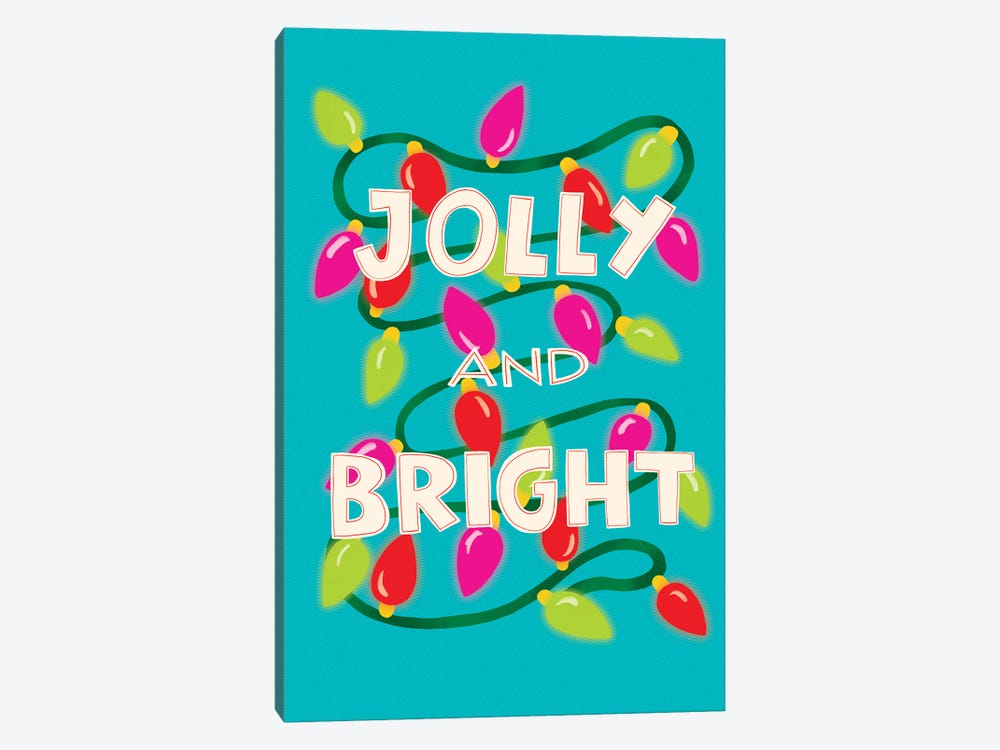 Jolly and Bright by Kristina Hultkrantz 1-piece Canvas Print