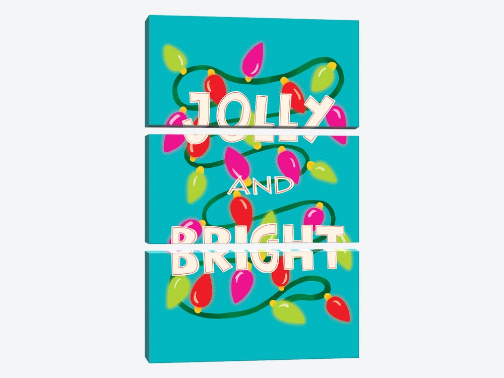 Jolly and Bright by Kristina Hultkrantz 3-piece Art Print