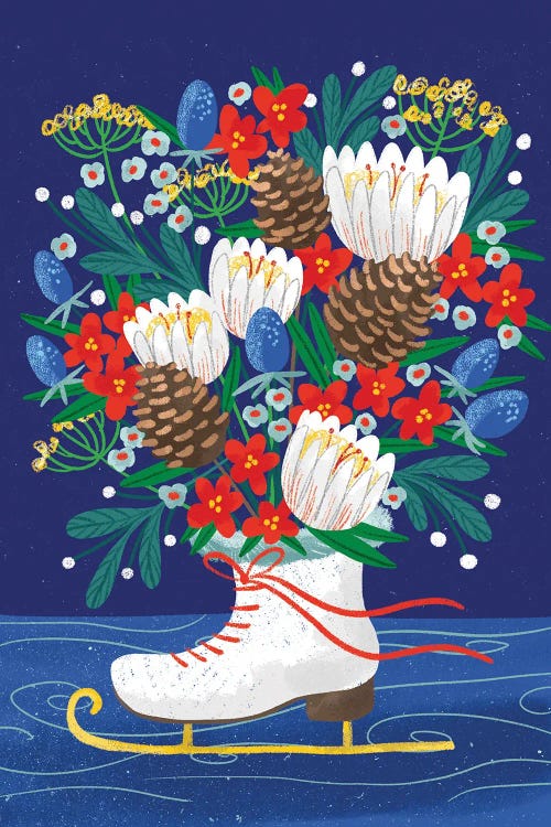 Christmas Bouquet by Kristina Hultkrantz wall art