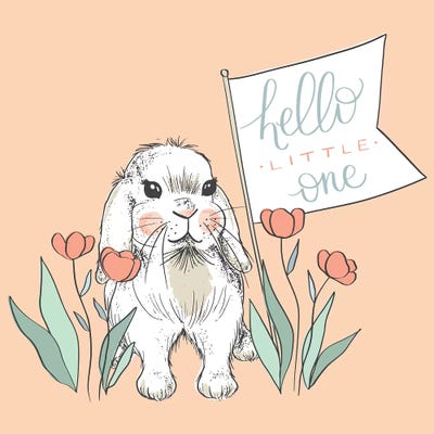 Forest Baby Toile III by Kristina Hultkrantz multi panel art