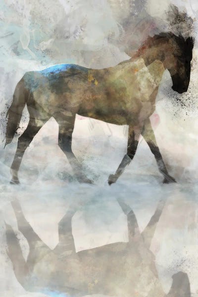 Gentle Walk I by Ken Roko framed canvas print