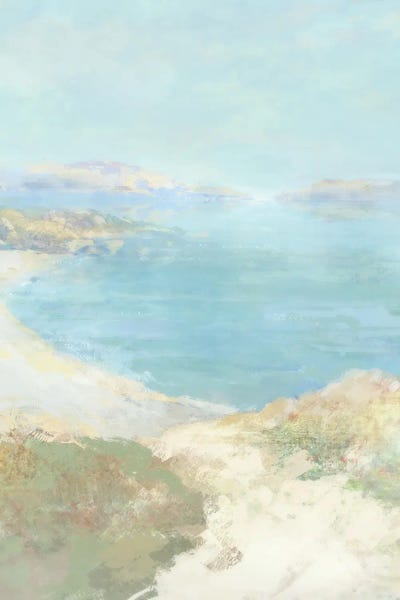 Coastal & Ocean Abstracts: Tranquil Coastline Under Soft Skies by Ken Roko