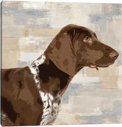Pointer Canvas Art Print - German Shorthaired Pointers