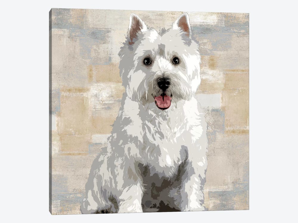 West Highland White Terrier by Keri Rodgers 1-piece Canvas Print