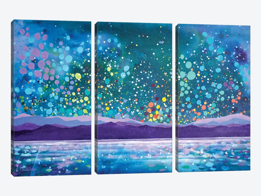 Lake Tahoe by Kristen Leigh 3-piece Canvas Wall Art