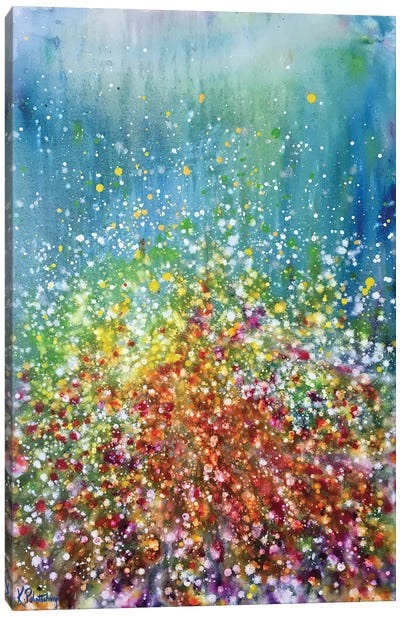 Poppies Outside Emerald City Canvas Art Print - Kristen Pobatschnig