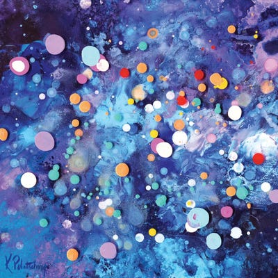 Purple Skies by Kristen Leigh metal wall art