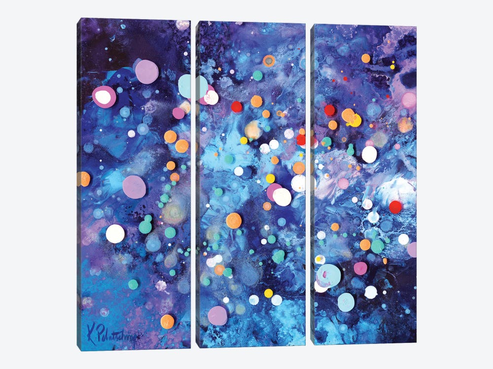 Purple Skies by Kristen Pobatschnig 3-piece Canvas Art