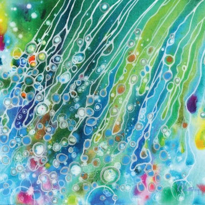 Rainbow Sprinkles by Kristen Leigh framed canvas print