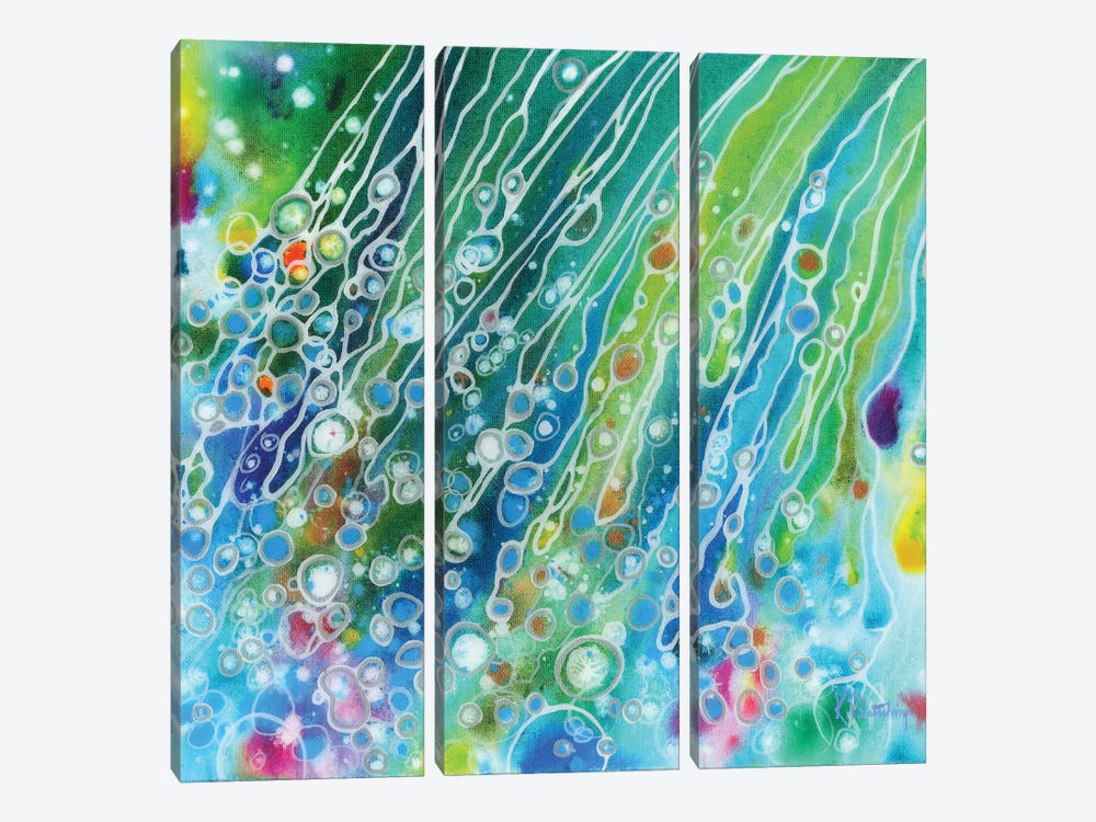 Rainbow Sprinkles by Kristen Leigh 3-piece Canvas Art Print
