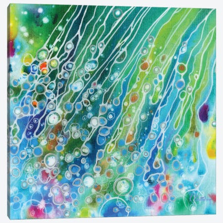 Rainbow Sprinkles Canvas Print #KRP19} by Kristen Leigh Art Print