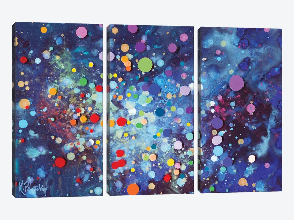 Rainbow by Kristen Leigh 3-piece Canvas Print