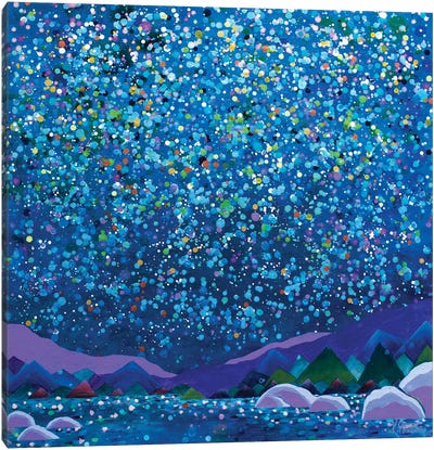 Starry Night Canvas Art Print - Kristen Pobatschnig