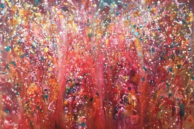 Static Electricity by Kristen Leigh metal wall art