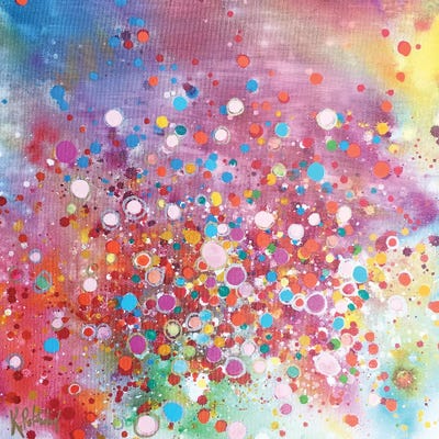 Whir Of Excitement by Kristen Leigh metal wall art