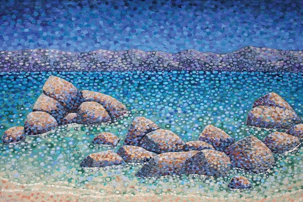 Rocky Beaches: Moonshadow II by Kristen Leigh