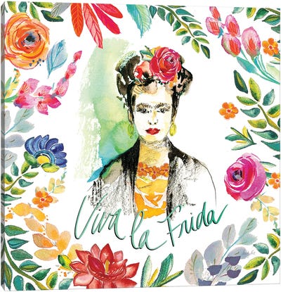 Fridas Flower Fancy I Canvas Art Print