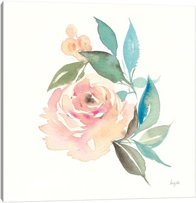 Watercolor Blossom II Canvas Art Print
