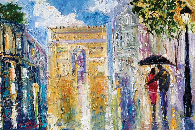 Paris Rainy Romance