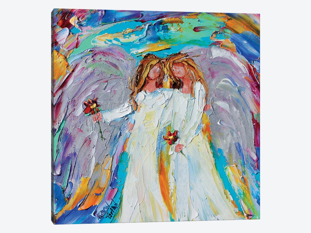 Angel Besties by Karen Tarlton 1-piece Art Print