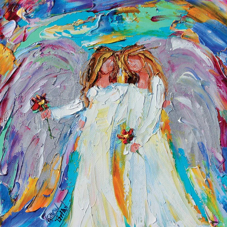 Angel Besties by Karen Tarlton wall art