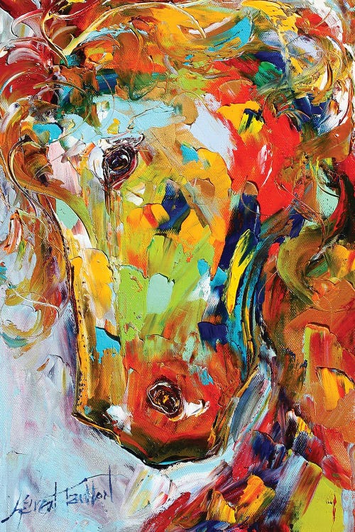 Portrait Of A Horse by Karen Tarlton wall art