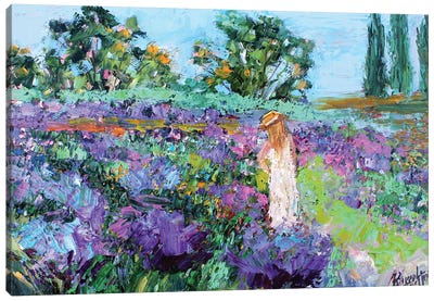 Provence Lavender Canvas Art Print - Karen Tarlton