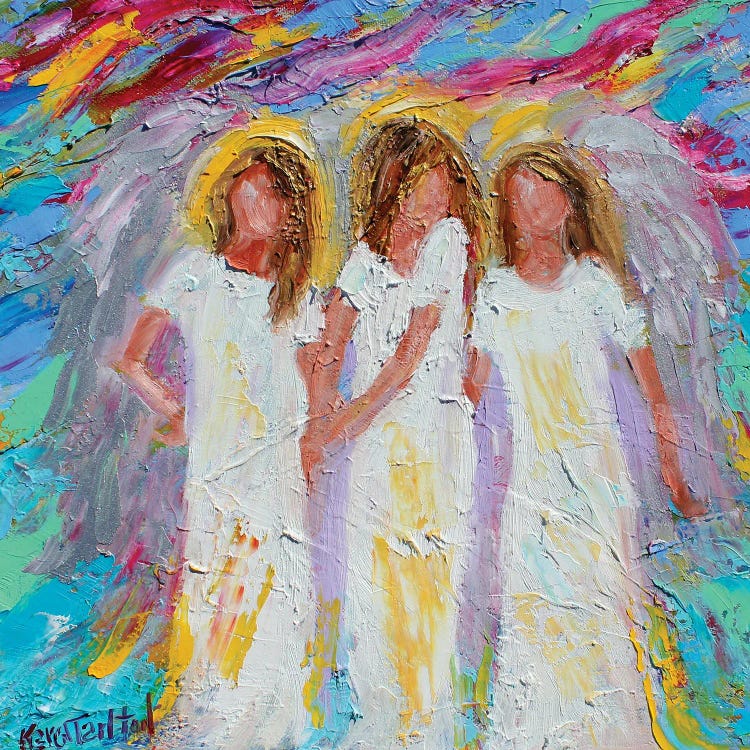 Angel Friends by Karen Tarlton wall art